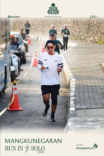 Race photo from Mangkunegaran Run 2024