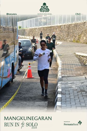 Race photo from Mangkunegaran Run 2024