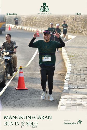 Race photo from Mangkunegaran Run 2024