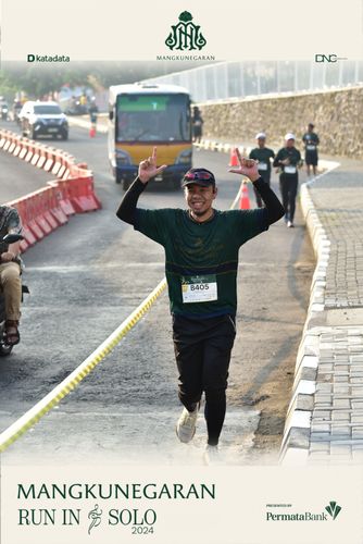 Race photo from Mangkunegaran Run 2024