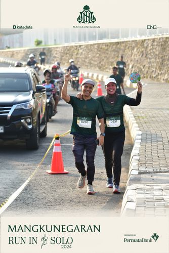 Race photo from Mangkunegaran Run 2024