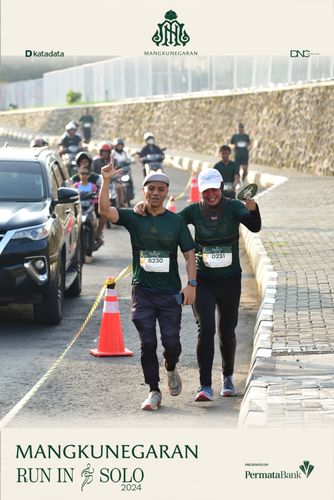 Race photo from Mangkunegaran Run 2024