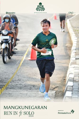 Race photo from Mangkunegaran Run 2024