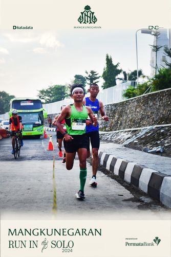 Race photo from Mangkunegaran Run 2024