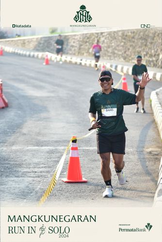Race photo from Mangkunegaran Run 2024