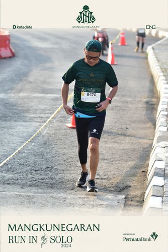 Race photo from Mangkunegaran Run 2024