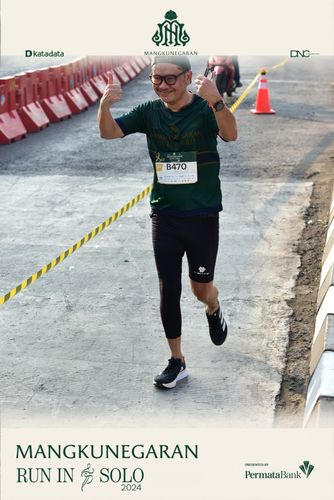 Race photo from Mangkunegaran Run 2024