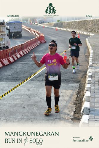 Race photo from Mangkunegaran Run 2024