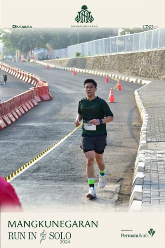 Race photo from Mangkunegaran Run 2024