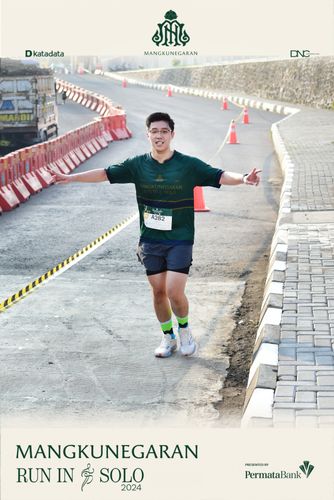 Race photo from Mangkunegaran Run 2024