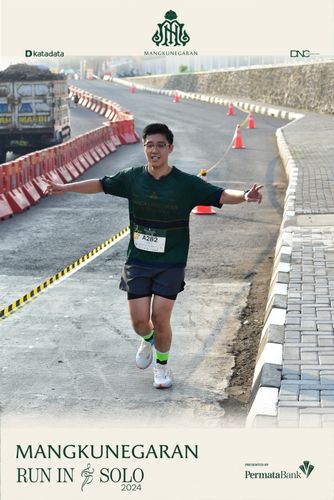 Race photo from Mangkunegaran Run 2024