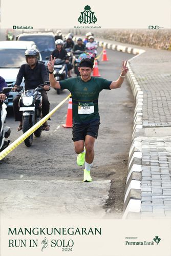 Race photo from Mangkunegaran Run 2024