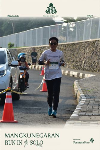 Race photo from Mangkunegaran Run 2024