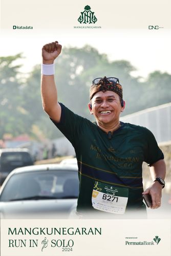 Race photo from Mangkunegaran Run 2024