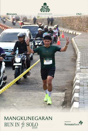 Race photo from Mangkunegaran Run 2024
