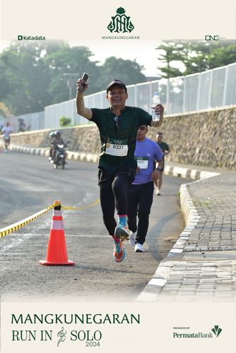 Race photo from Mangkunegaran Run 2024