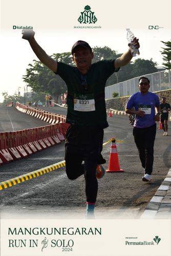 Race photo from Mangkunegaran Run 2024