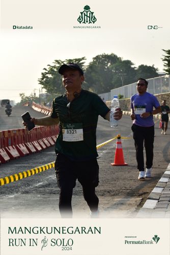 Race photo from Mangkunegaran Run 2024