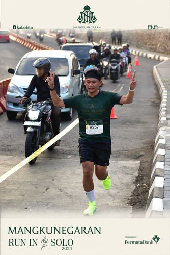Race photo from Mangkunegaran Run 2024