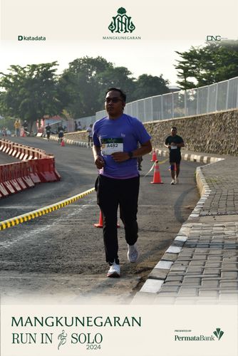 Race photo from Mangkunegaran Run 2024