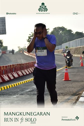 Race photo from Mangkunegaran Run 2024