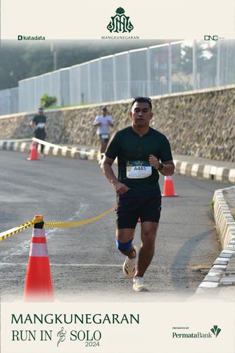 Race photo from Mangkunegaran Run 2024