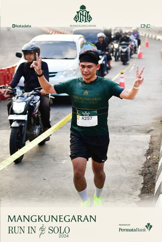 Race photo from Mangkunegaran Run 2024