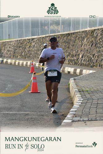 Race photo from Mangkunegaran Run 2024