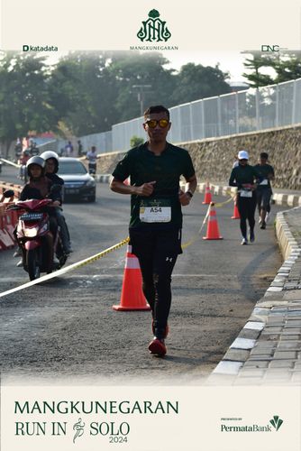 Race photo from Mangkunegaran Run 2024