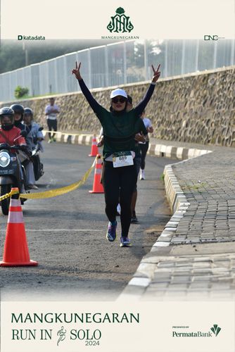 Race photo from Mangkunegaran Run 2024