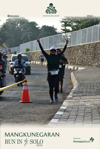 Race photo from Mangkunegaran Run 2024