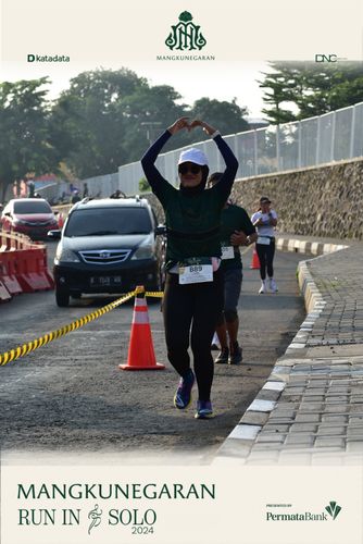 Race photo from Mangkunegaran Run 2024