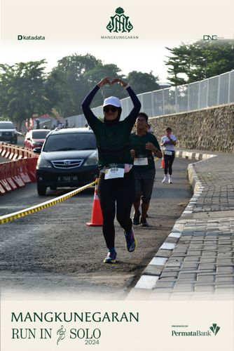 Race photo from Mangkunegaran Run 2024
