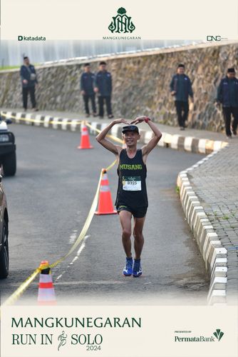 Race photo from Mangkunegaran Run 2024