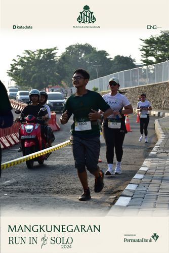 Race photo from Mangkunegaran Run 2024