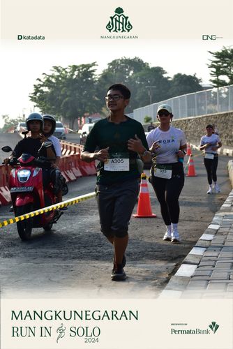 Race photo from Mangkunegaran Run 2024