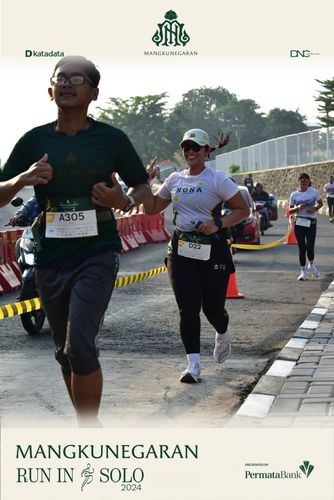 Race photo from Mangkunegaran Run 2024