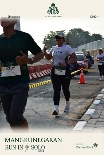 Race photo from Mangkunegaran Run 2024
