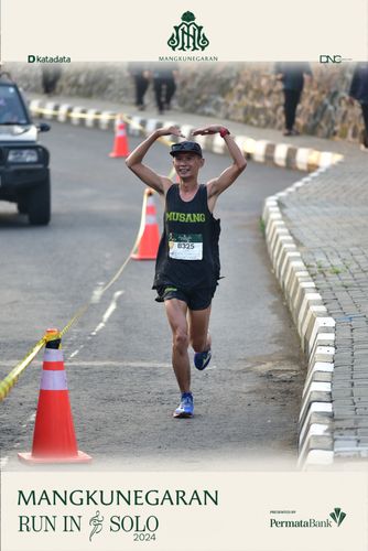 Race photo from Mangkunegaran Run 2024