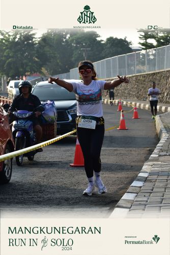 Race photo from Mangkunegaran Run 2024