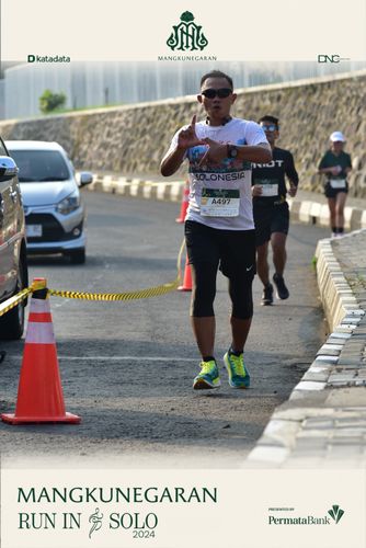 Race photo from Mangkunegaran Run 2024