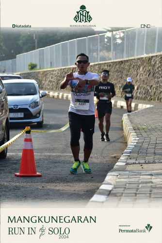 Race photo from Mangkunegaran Run 2024