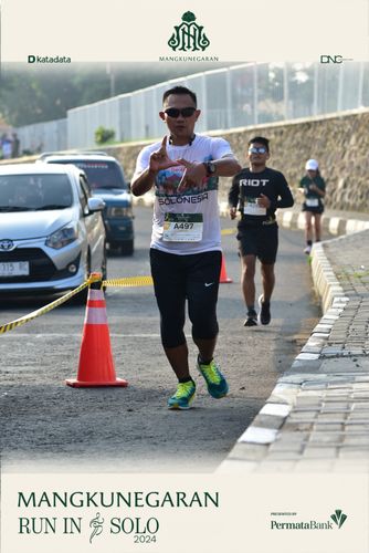 Race photo from Mangkunegaran Run 2024