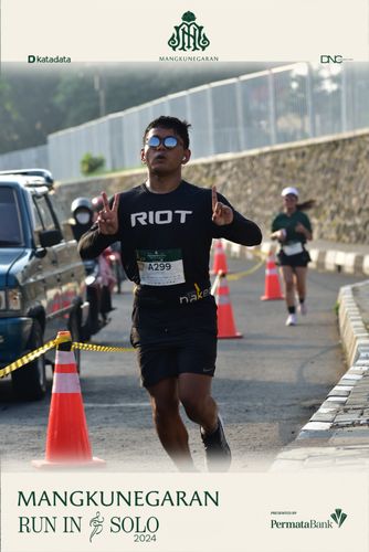 Race photo from Mangkunegaran Run 2024