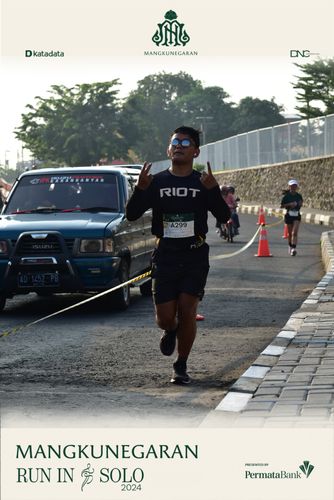Race photo from Mangkunegaran Run 2024