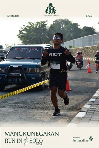 Race photo from Mangkunegaran Run 2024