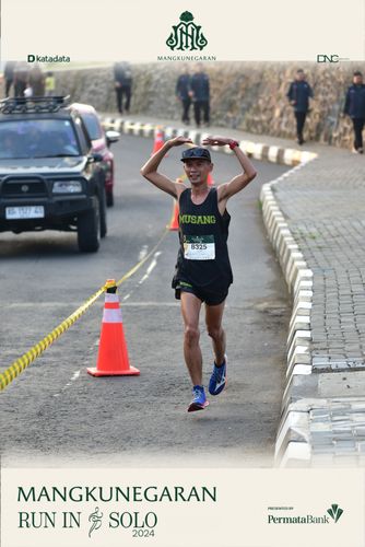 Race photo from Mangkunegaran Run 2024