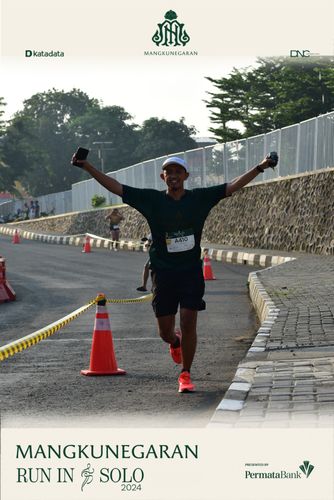 Race photo from Mangkunegaran Run 2024