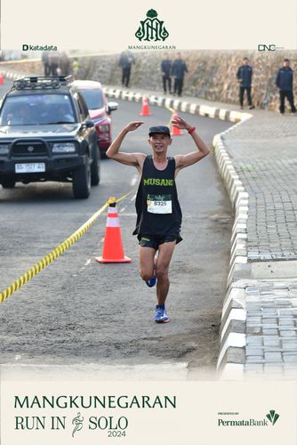 Race photo from Mangkunegaran Run 2024