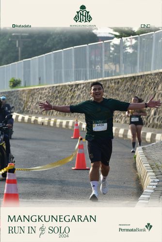 Race photo from Mangkunegaran Run 2024